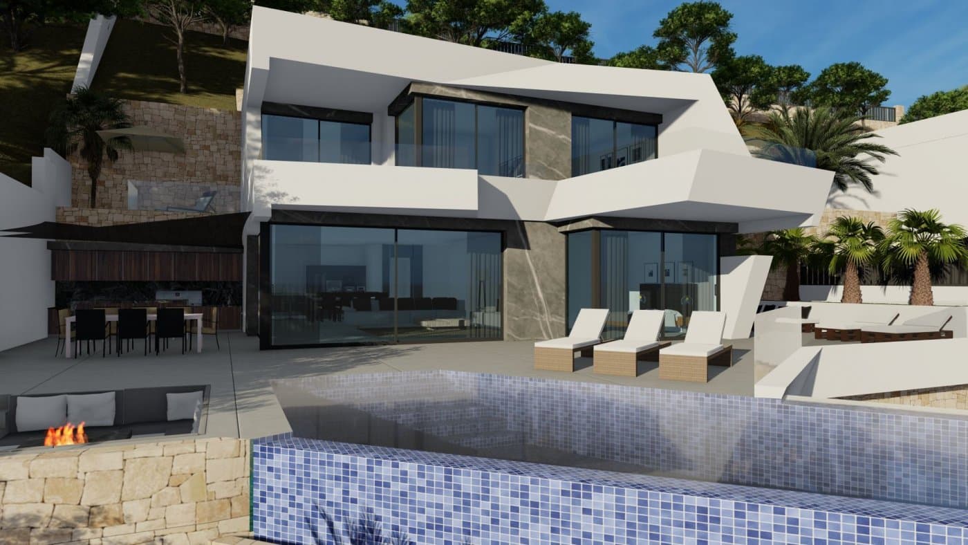 NEW BUILD LUXURY VILLA WITH SPECTACULAR VIEWS IN CALPE
