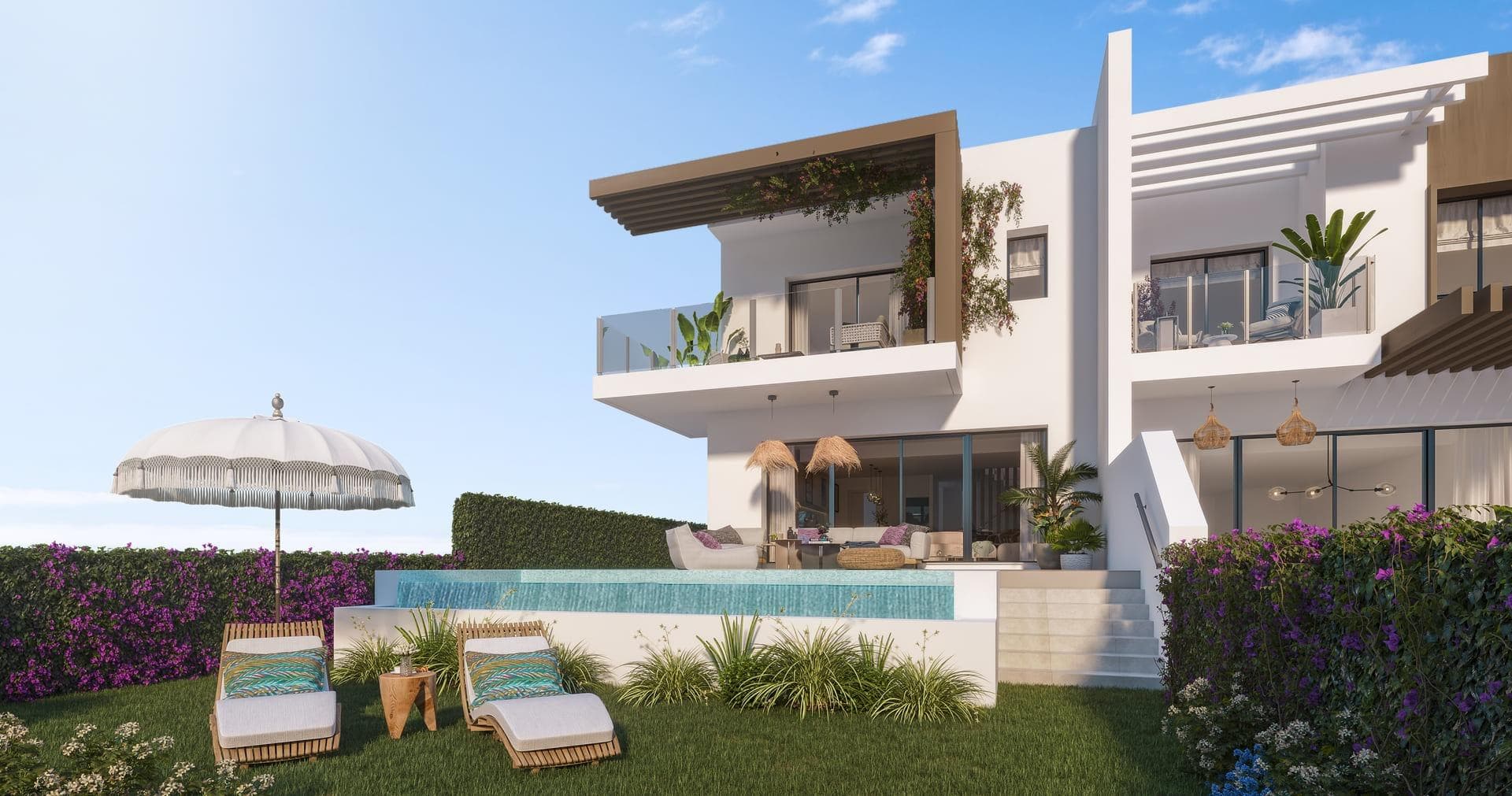 NEW BUILD TOWNHOUSES IN LAS LAGUNAS DE MIJAS