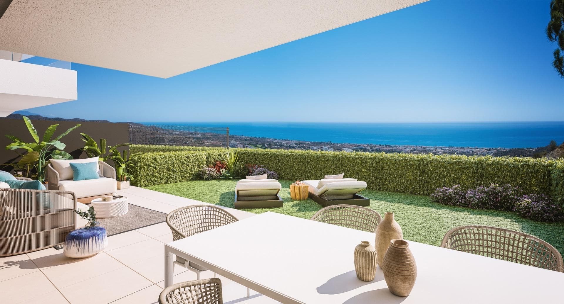 EXCLUSIVE HOMES WITH SEA VIEWS ON THE COSTA DEL SOL