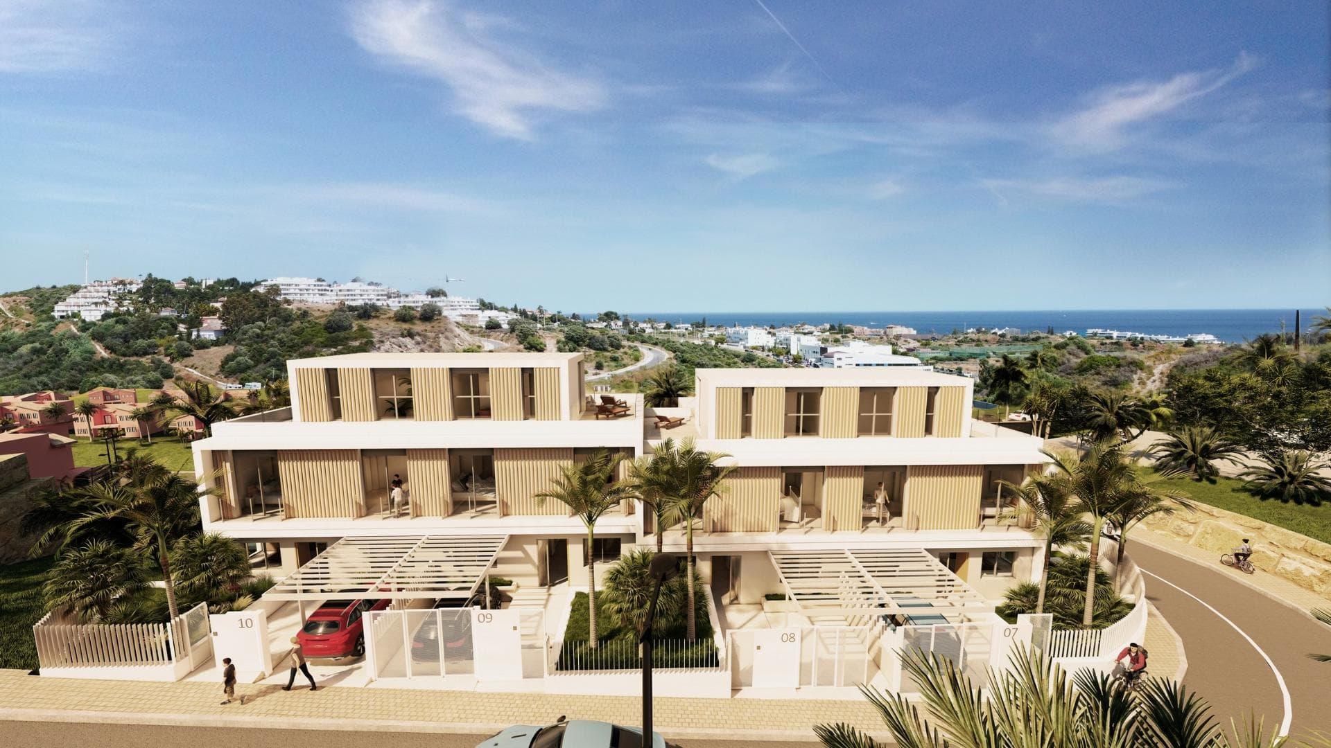 SEMI-DETACHED VILLAS WITH SEA AND GOLF COURSE VIEWS