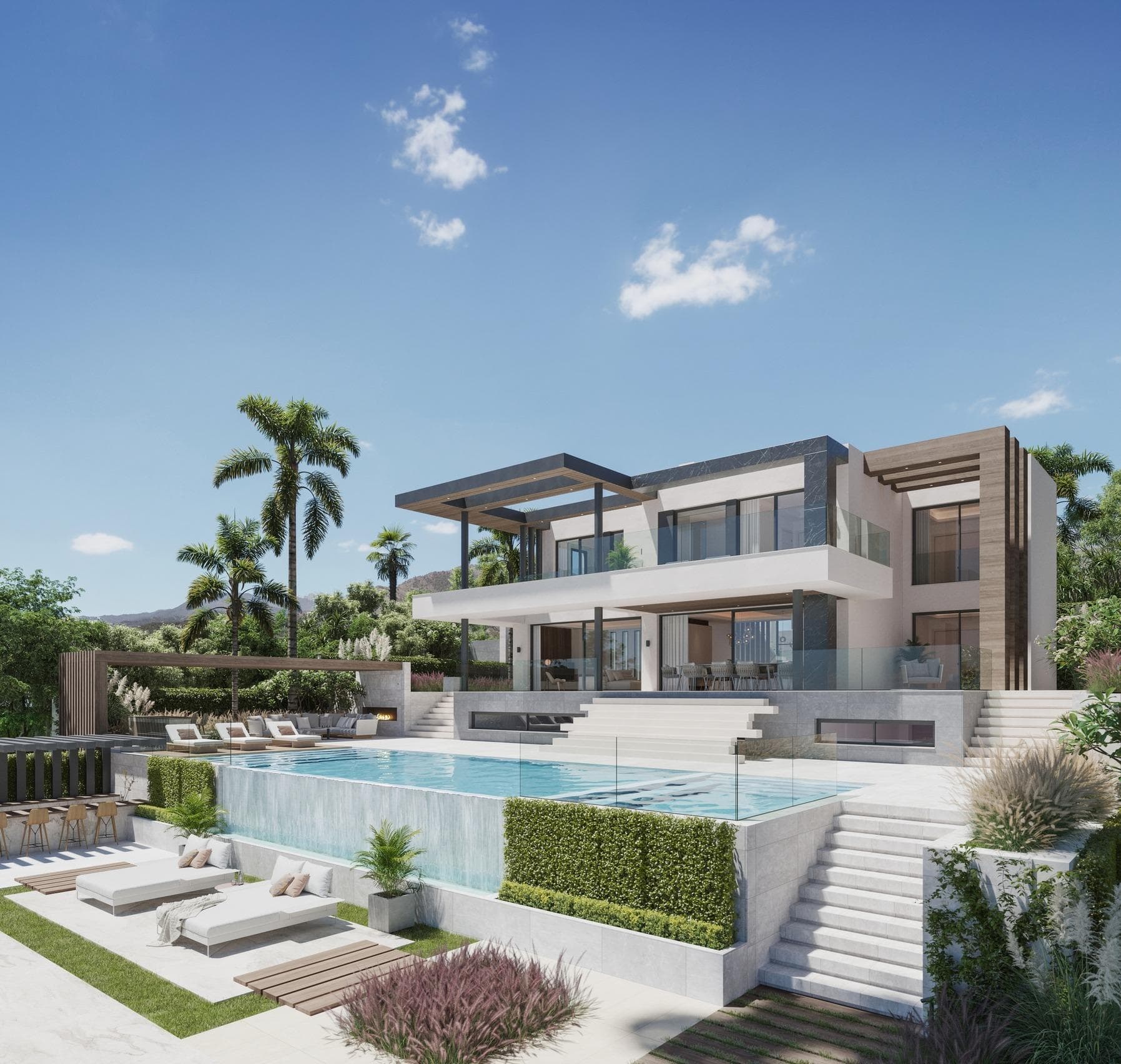 EXCLUSIVE COMPLEX WITH THE BEST GOLF AND SEA VIEWS IN MIJAS