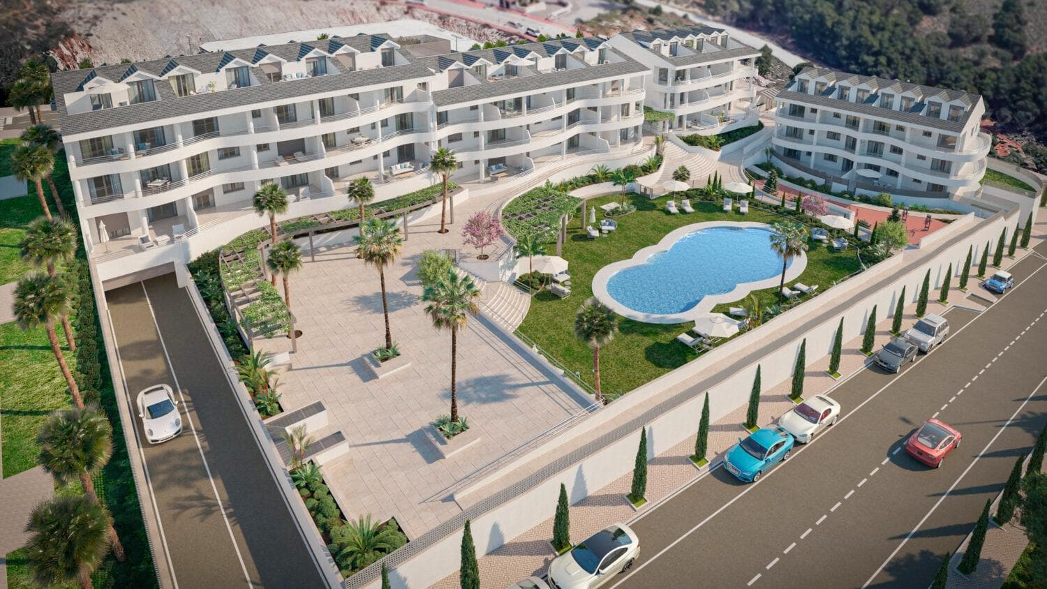 NEW BUILD RESIDENTIAL COMPLEX WITH SEA VIEW IN BENALMADENA
