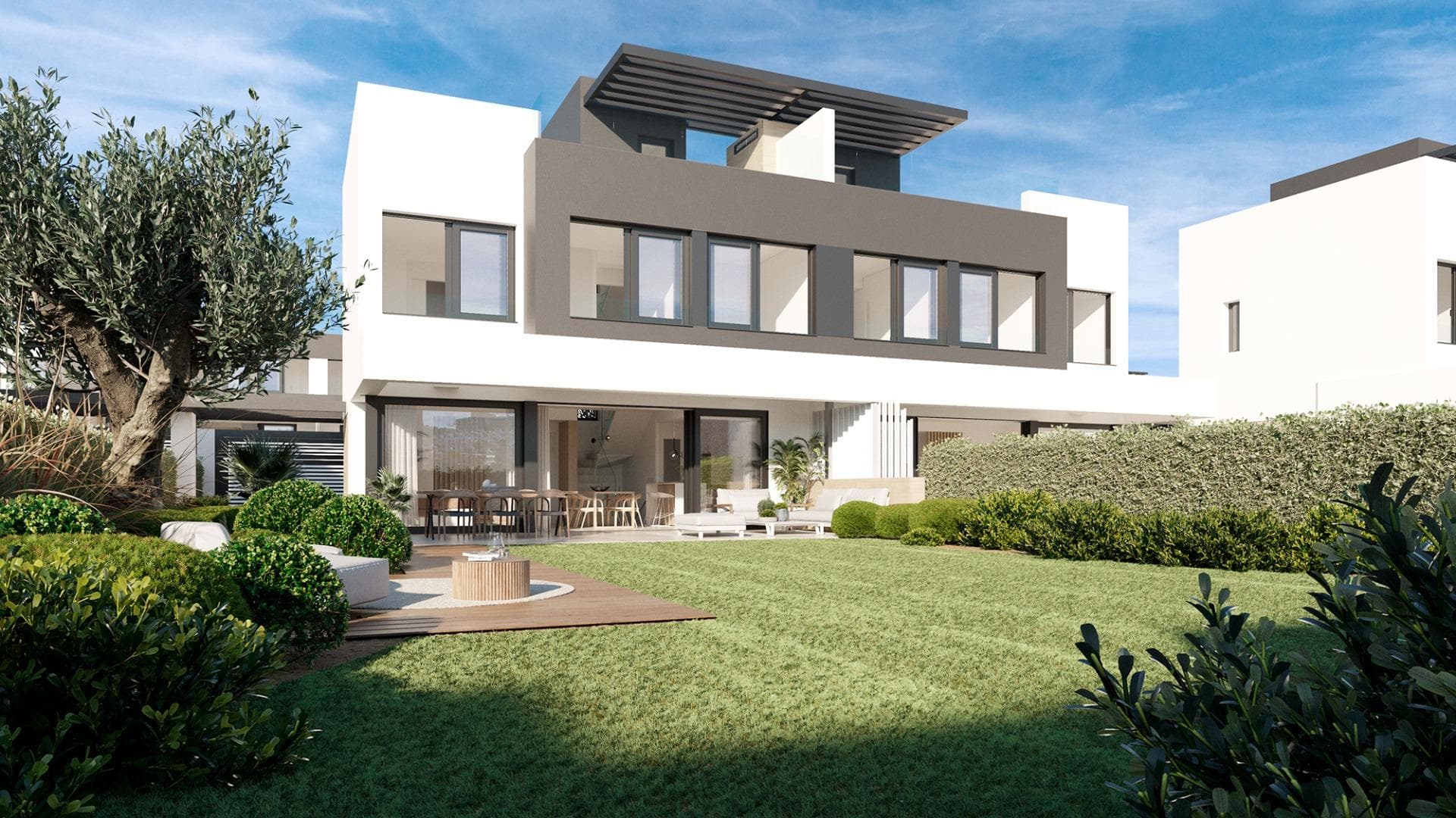 NEW BUILD SEMI-DETACHED VILLAS NEAR ESTEPONA