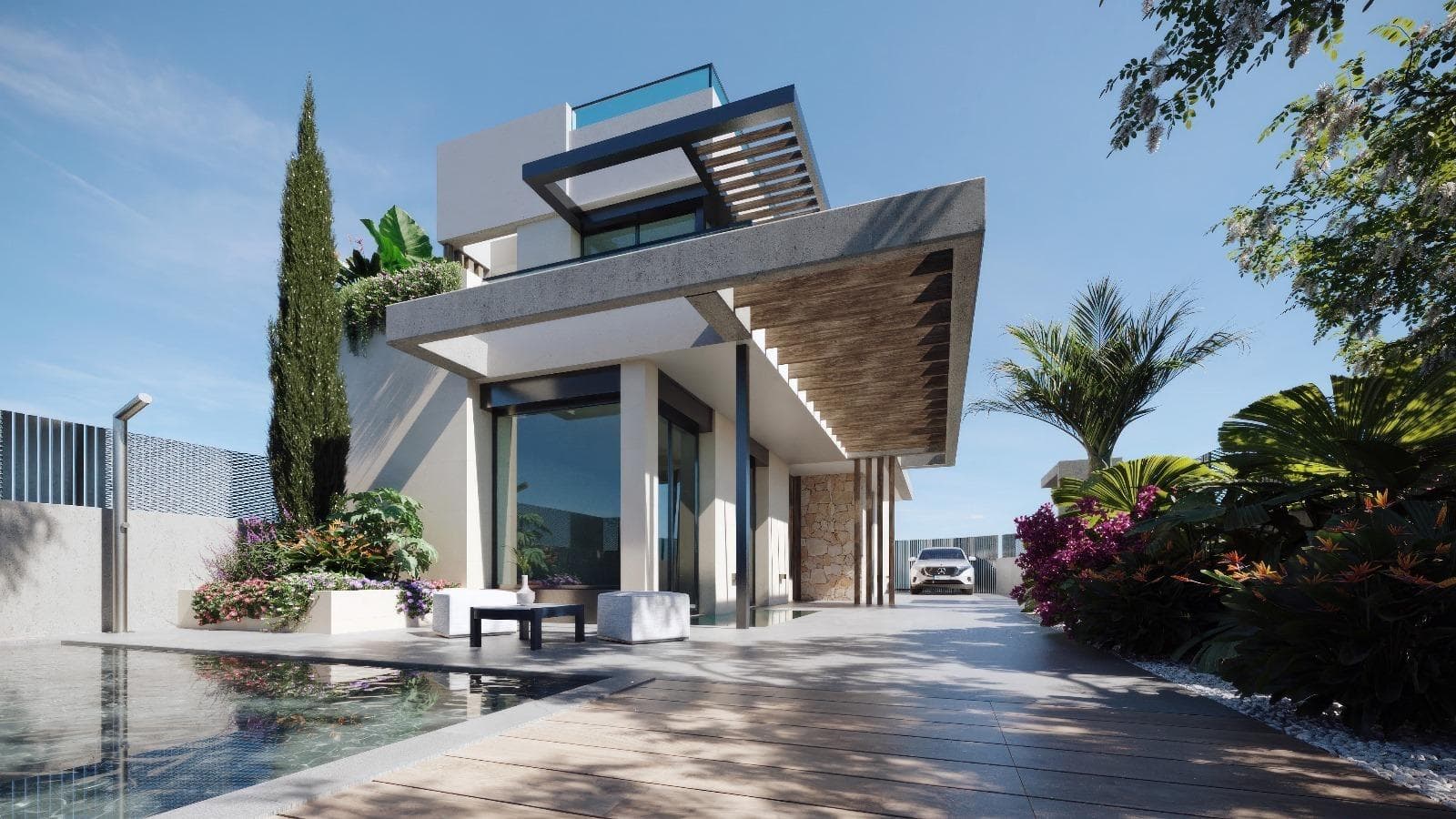 NEW BUILD VILLAS IN PRIVATE GATED RESORT IN PROVINCE OF MURCIA