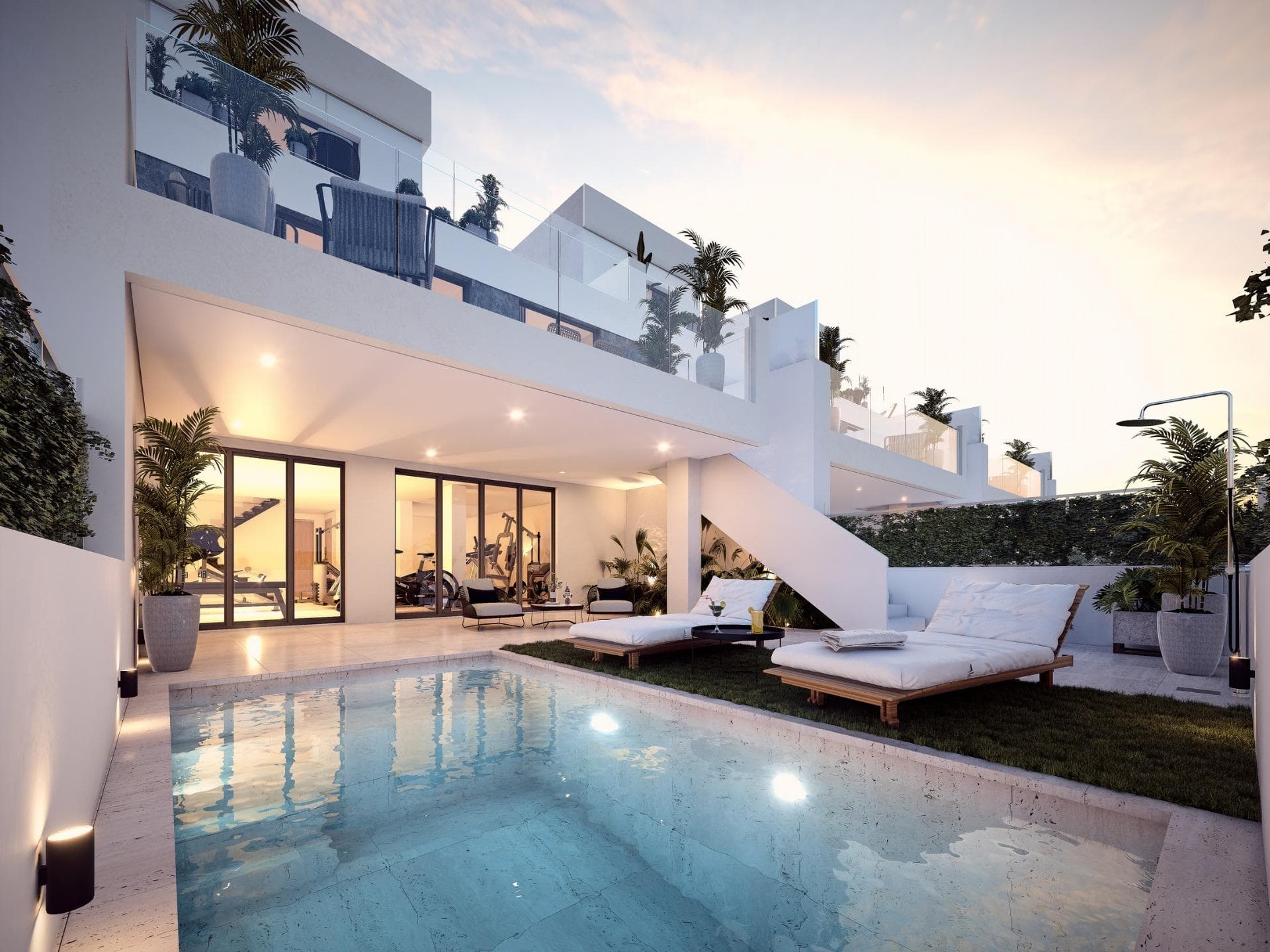 Newly built semi-detached and detached villas in La Serena Golf-Los Alcázares
