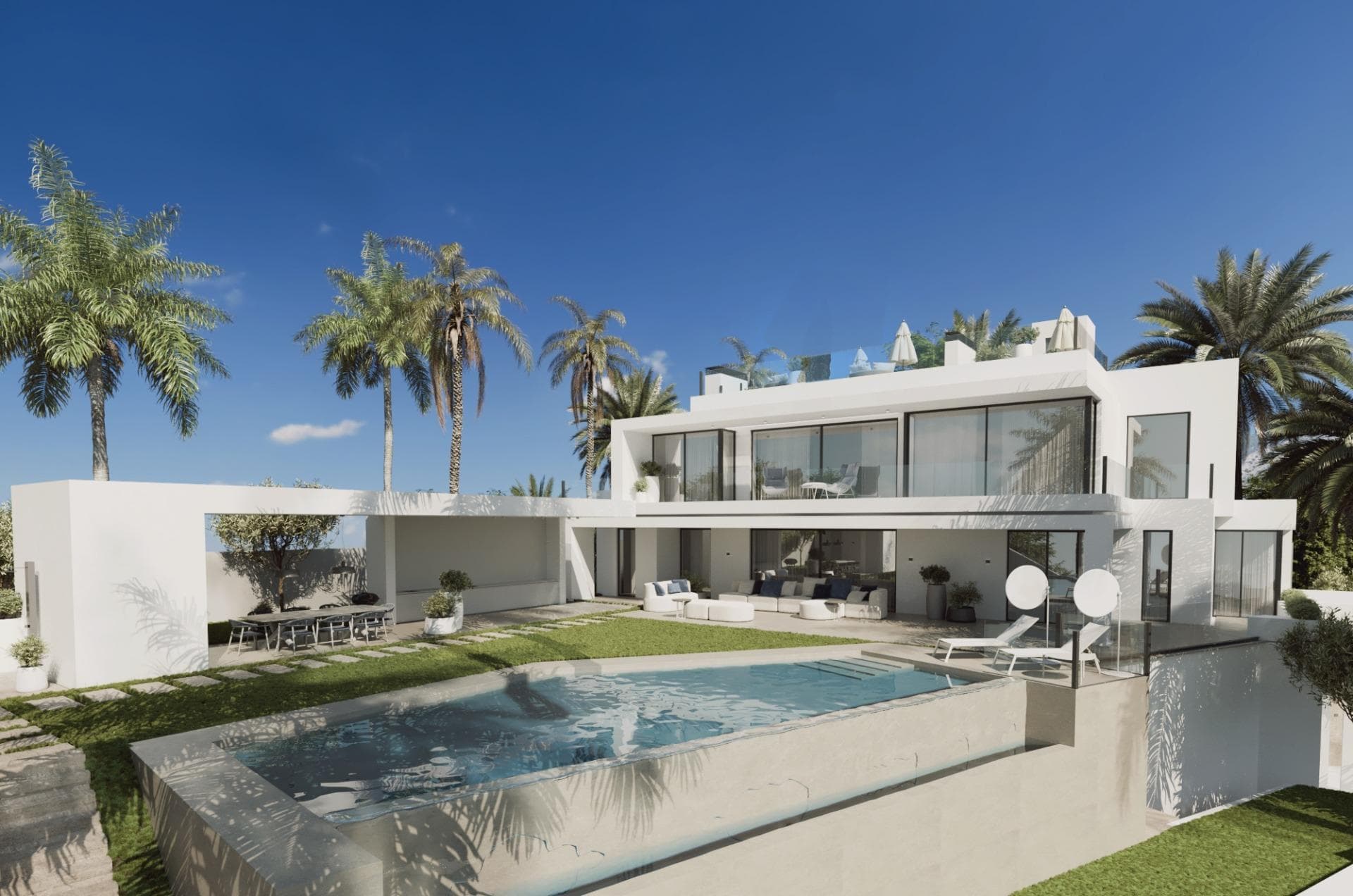 Luxurious Living in Cascada de Camoján, Marbella: A Haven of Privacy and Elegance.