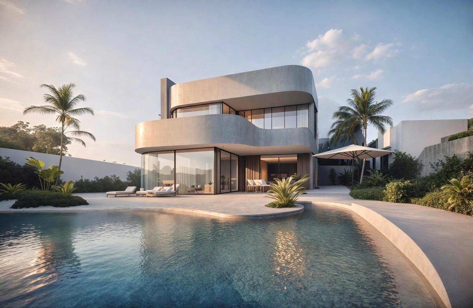 Newly built detached villas with private pool in Roldán, Torre-Pacheco