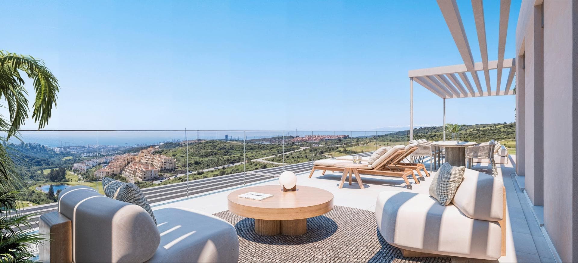 New Build Residential Complex with Golf and Sea Views near Estepona