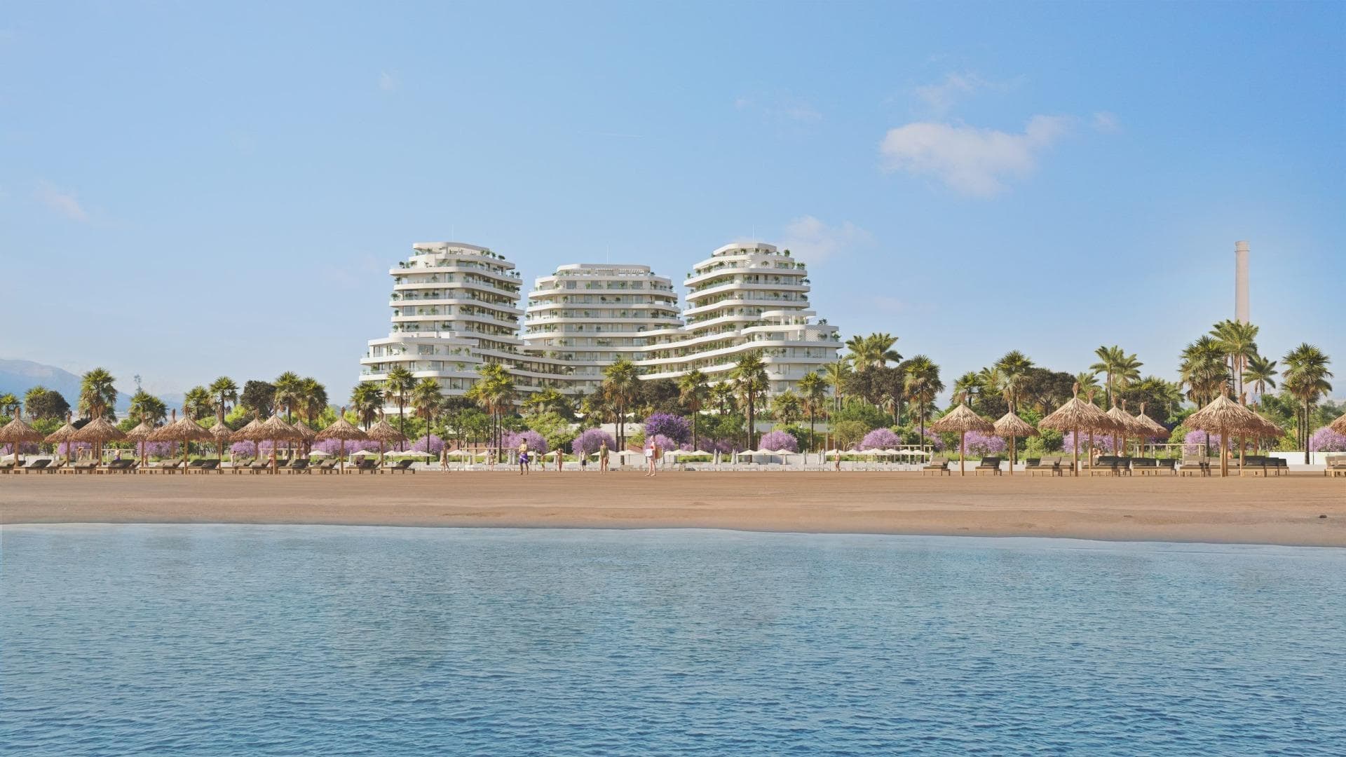 Luxury Beachfront Residences in Málaga City with Panoramic Sea Views