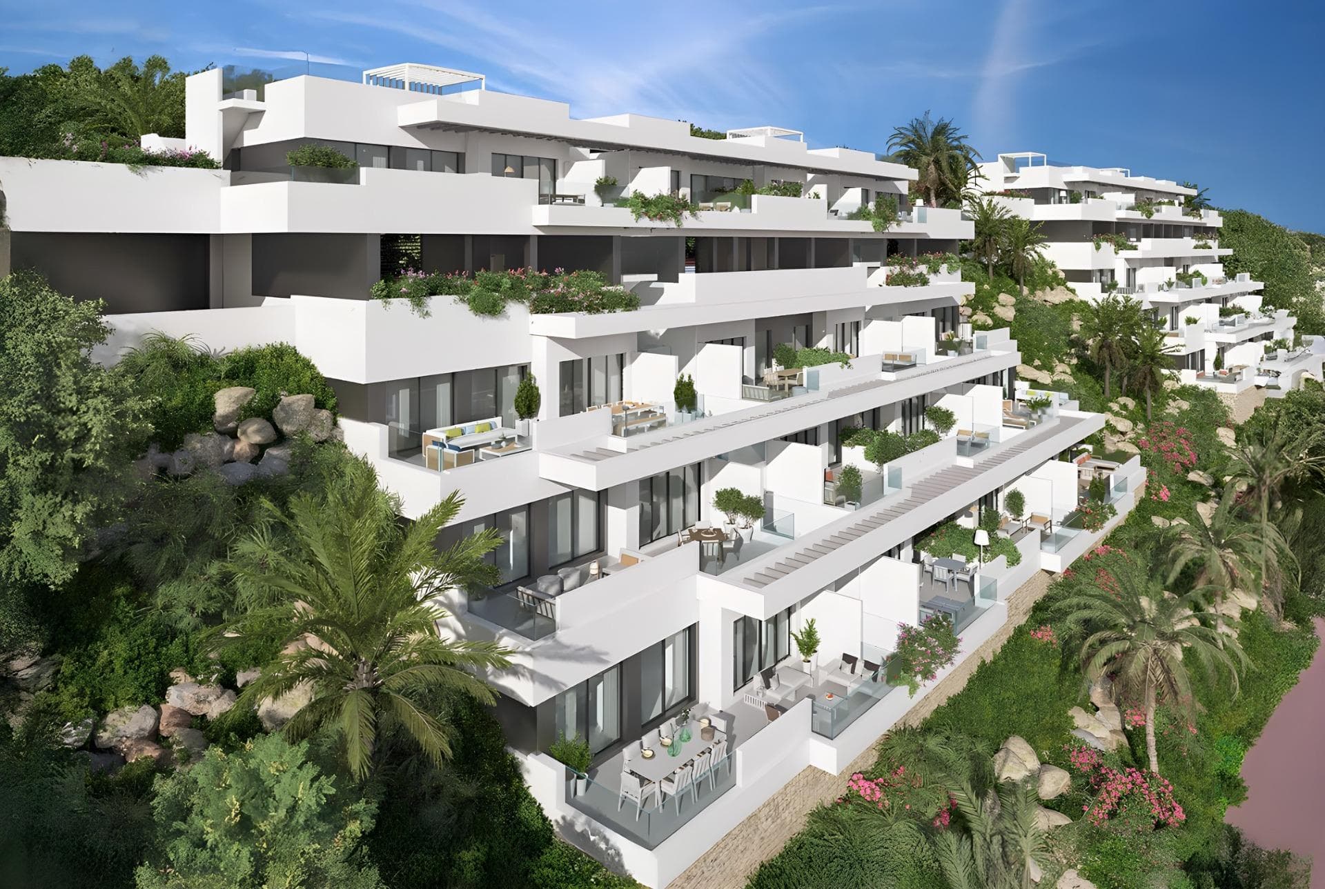 Luxury New Build Apartments with Sea Views in Las Lagunas de Mijas