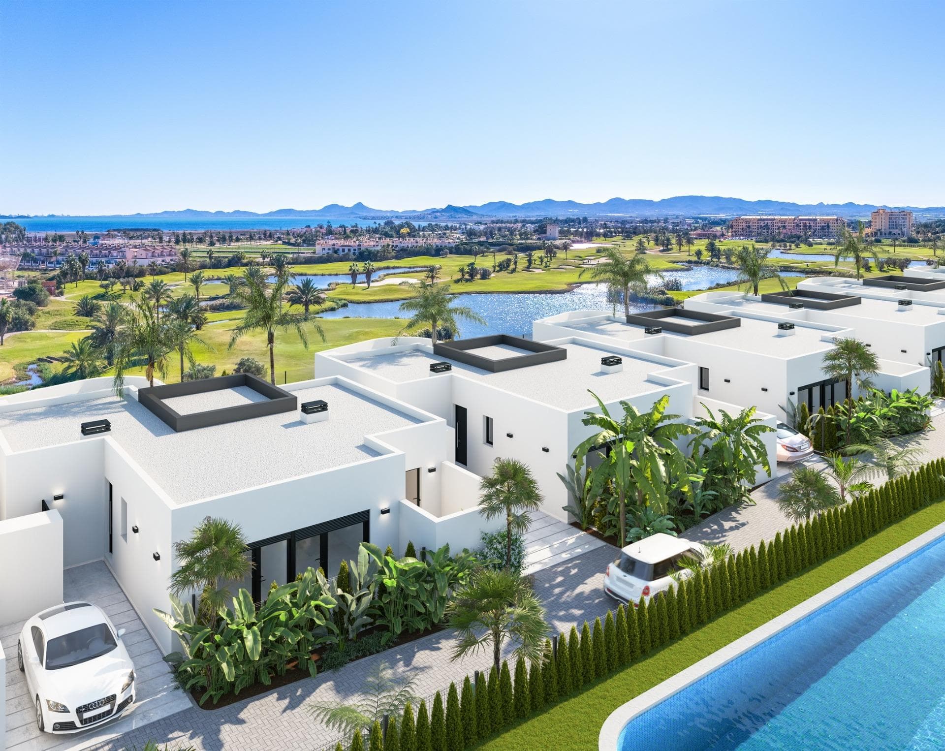 New Build Residential on the Frontline of La Serena Golf in Los Alcázares
