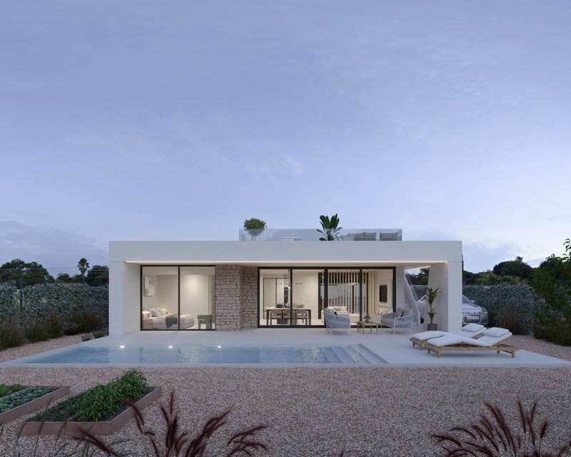 Exclusive villas with private pools at Hacienda del Álamo Golf Resort, Costa Cálida