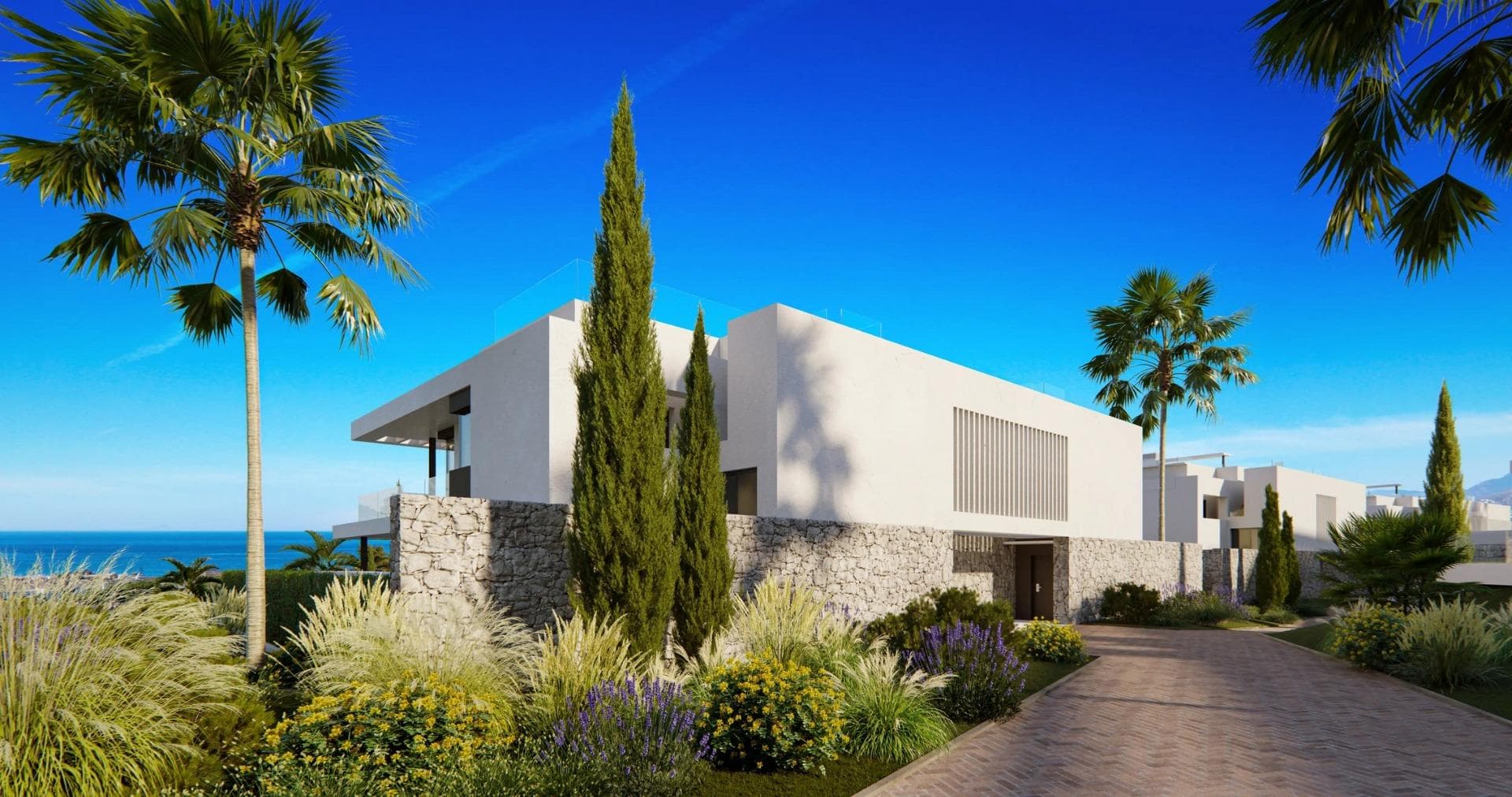New Build Homes in Marbella East with Sea and Golf Views