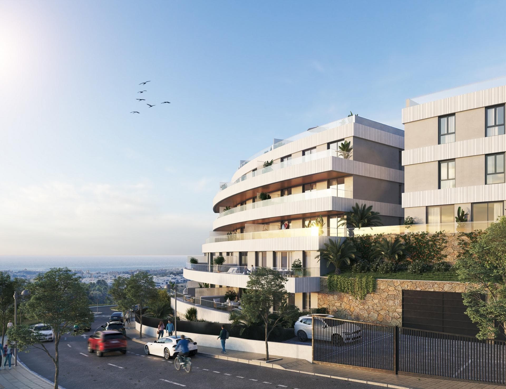 New Build Apartments with Sea Views in Selwo, Estepona
