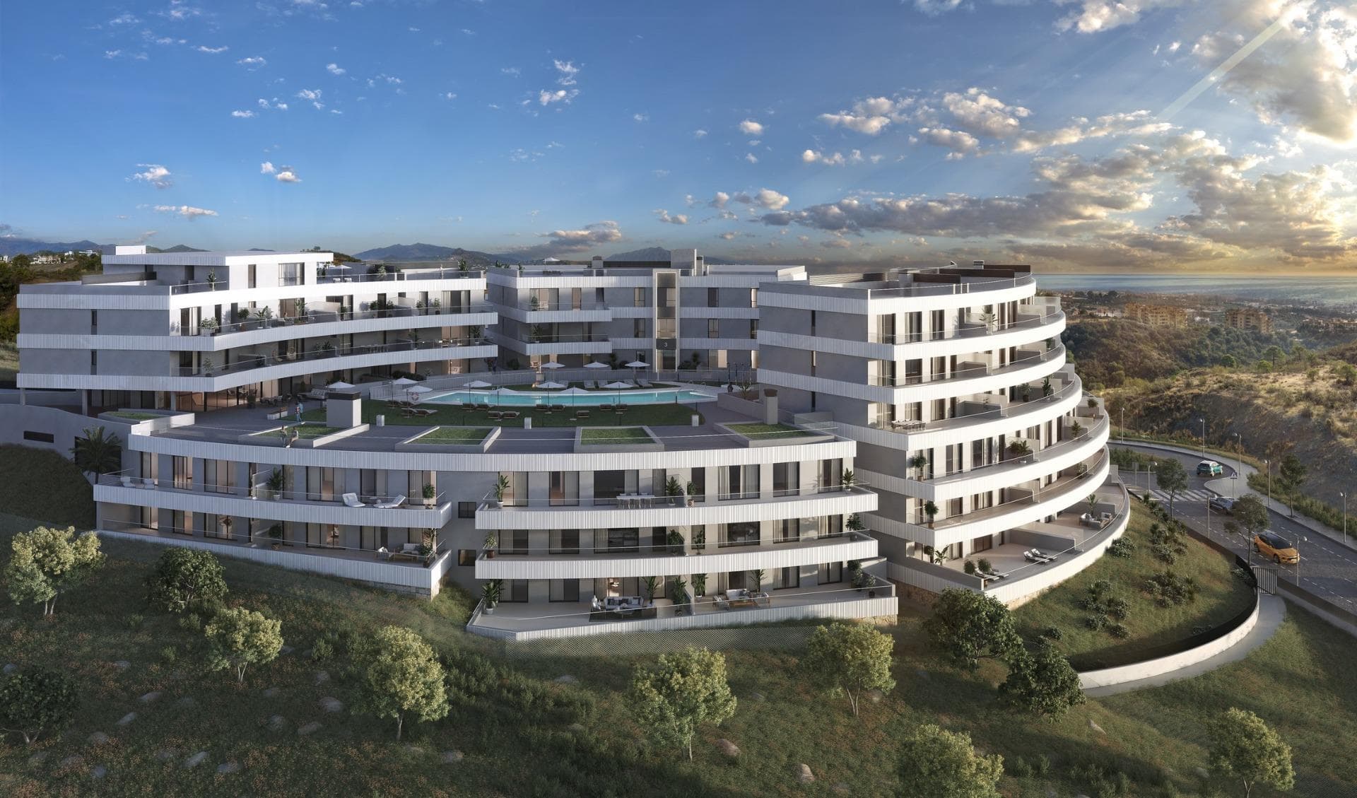 New Build Apartments with Sea Views in Selwo, Estepona