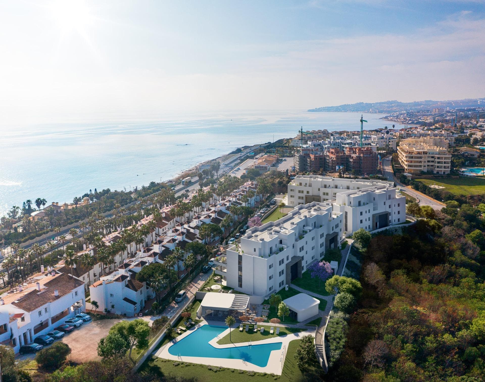 New Build Apartments with Sea Views in La Cala de Mijas