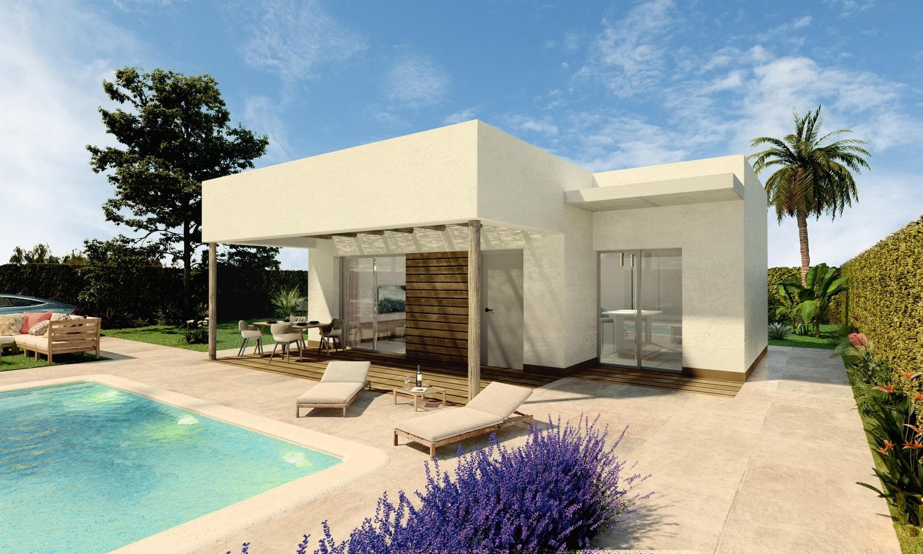 New Build Villas in La Montañosa Urbanization, Hondón de las Nieves