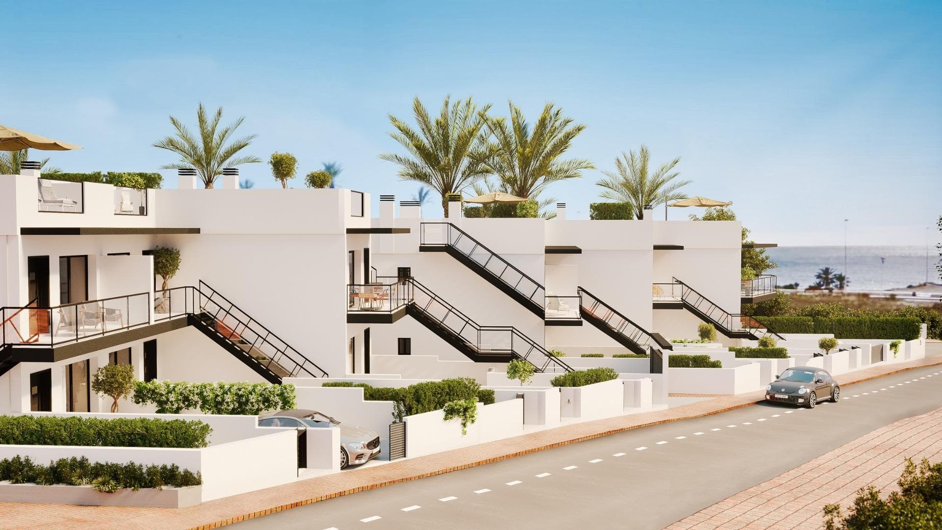 New Build Homes Just 200 Metres from the Beach in Puerto de Mazarrón