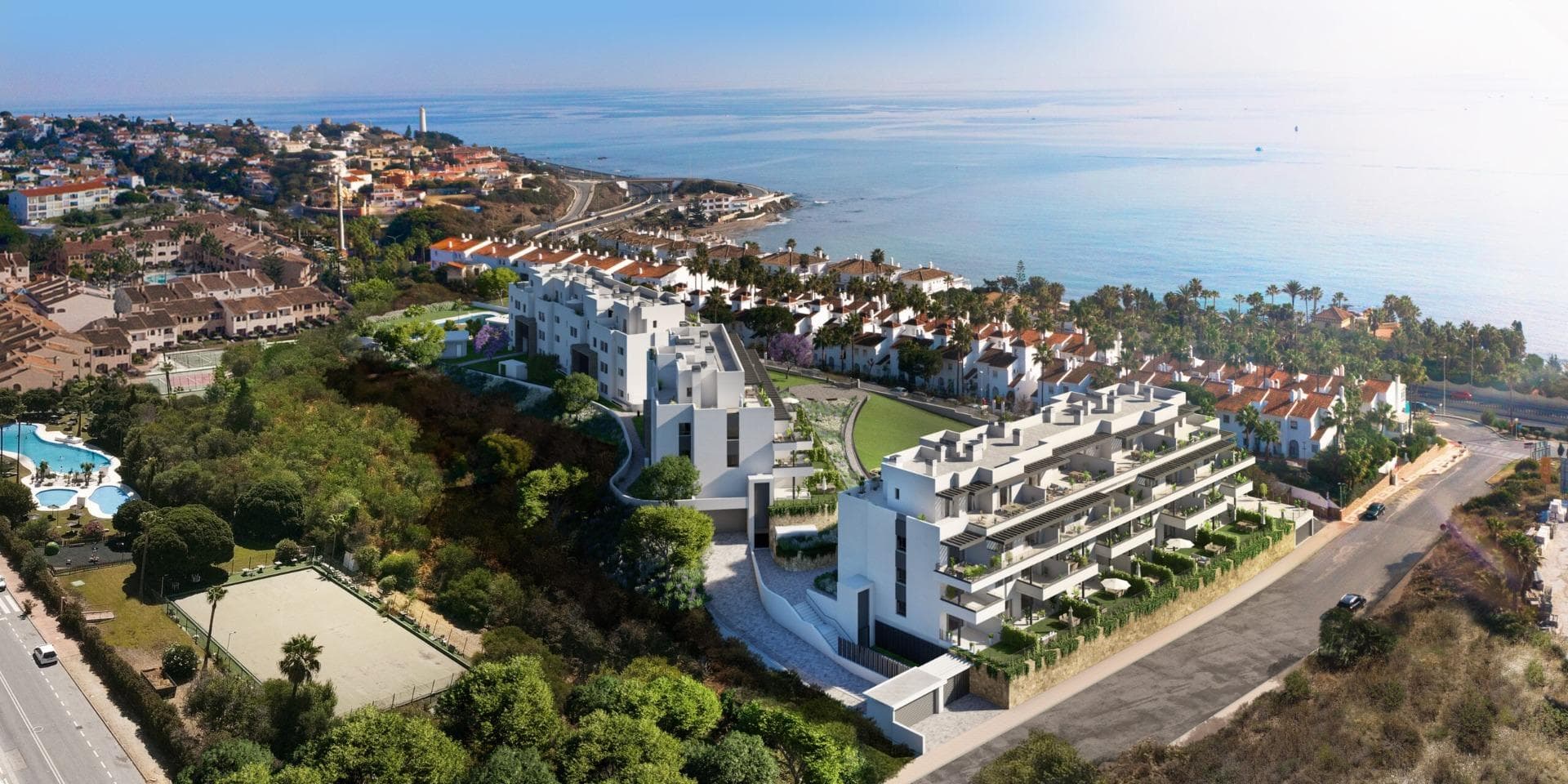 New Build Apartments with Sea Views in La Cala de Mijas