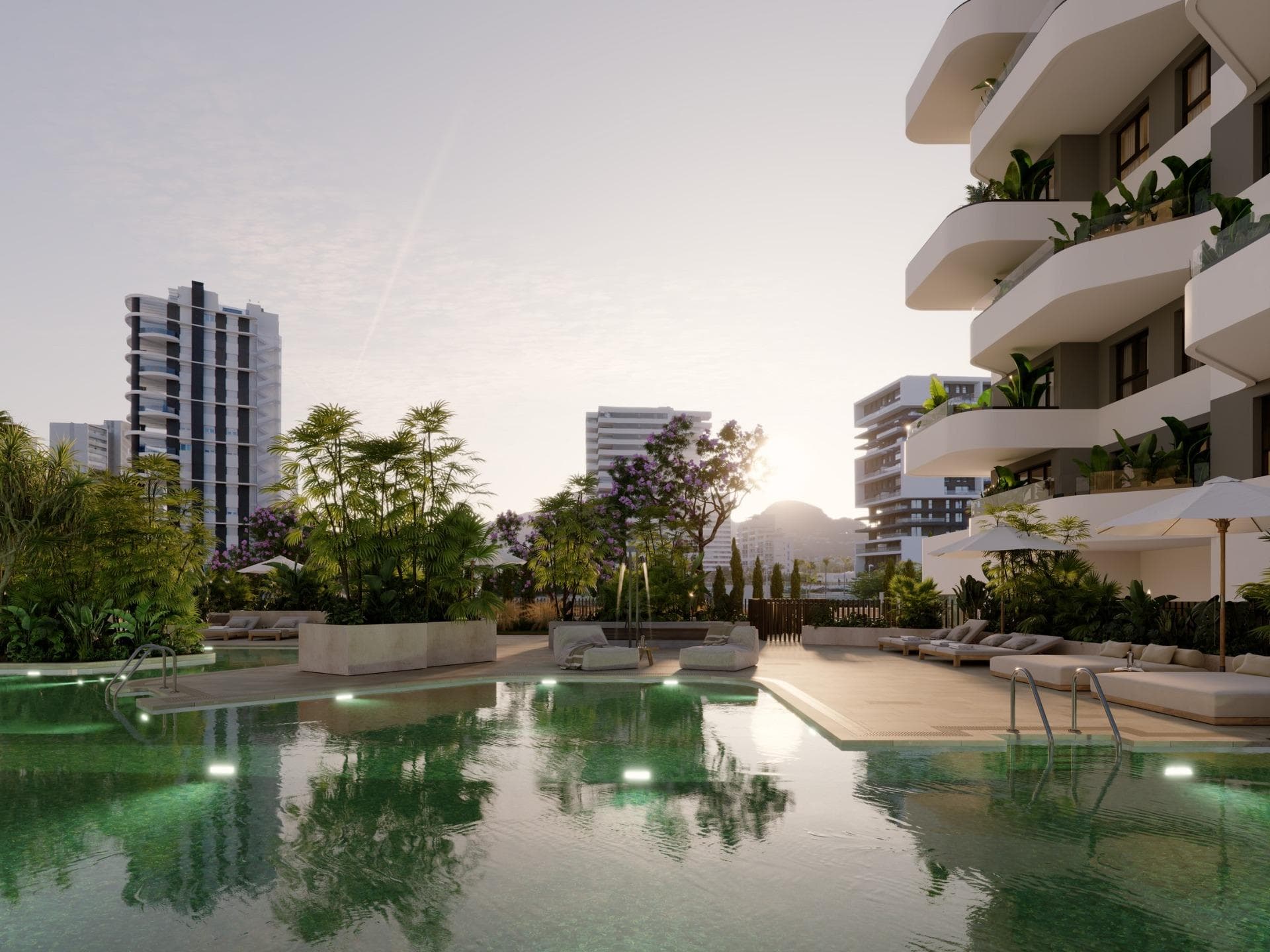Modern New Build Homes in Calpe Just 450 m from Playa del Cantal Roig