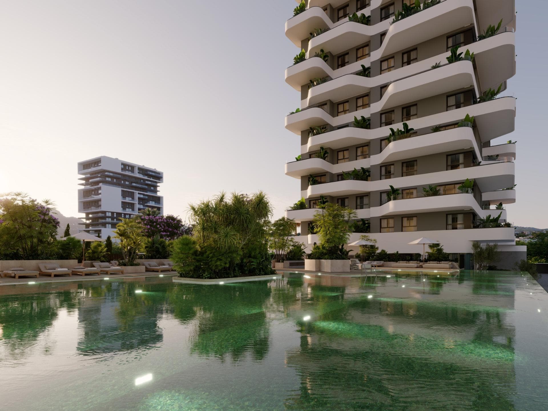 Modern New Build Homes in Calpe Just 450 m from Playa del Cantal Roig