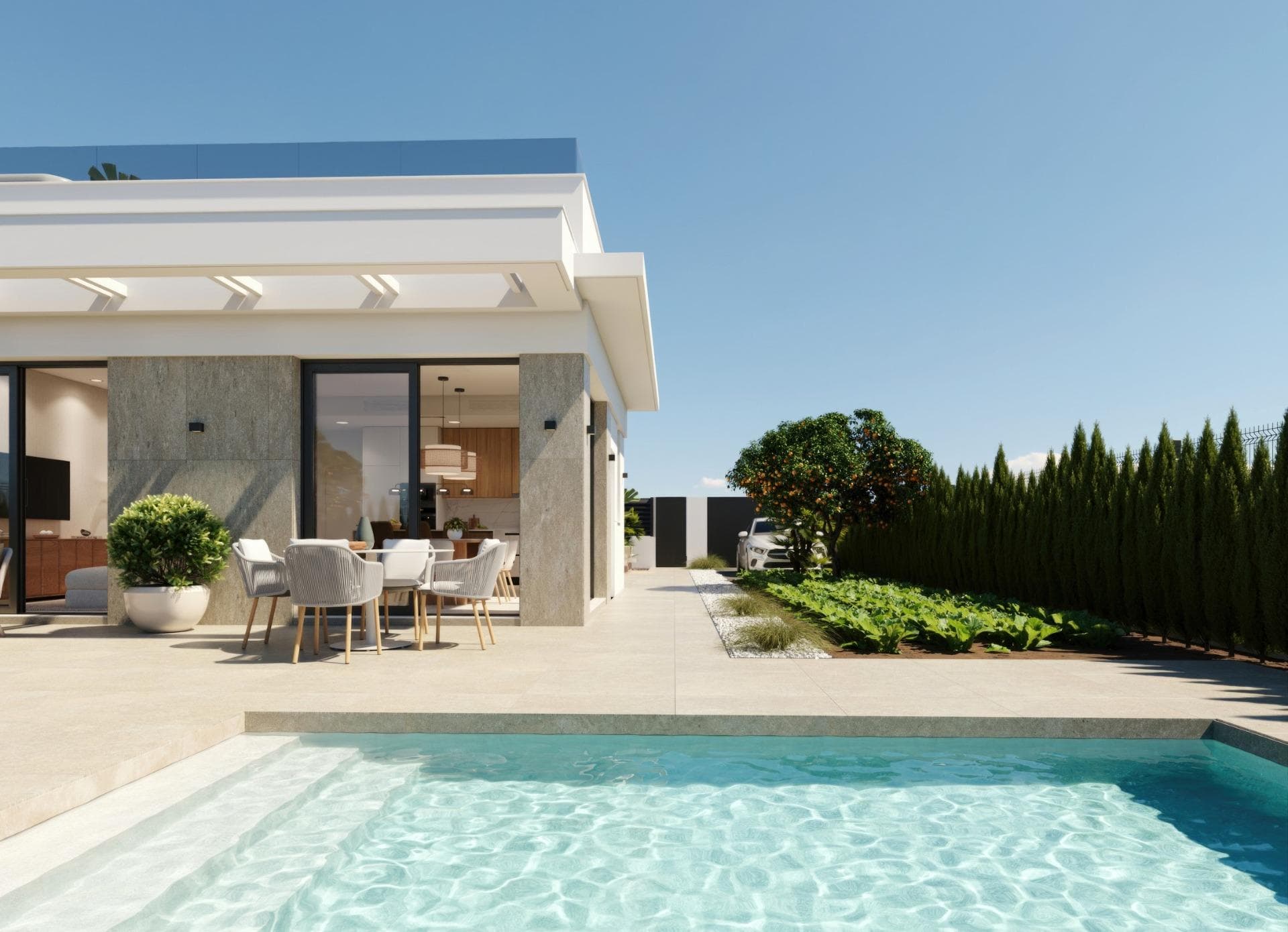 New Build Villas in Hacienda del Álamo Golf Resort, Murcia