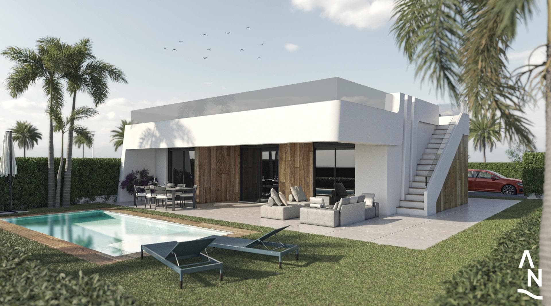NEW BUILD VILLAS IN CONDADO DE ALHAMA GOLF COURSE