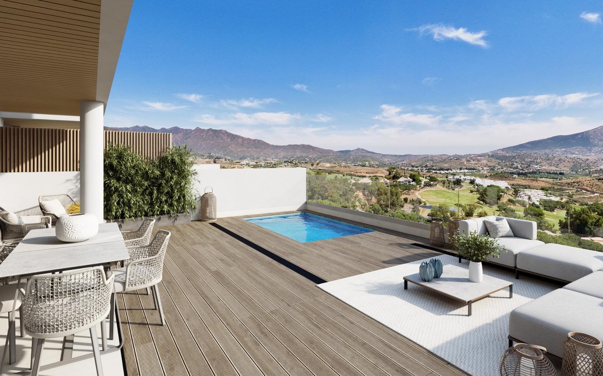 New Build Golf Front Apartments with Sea Views in La Cala de Mijas