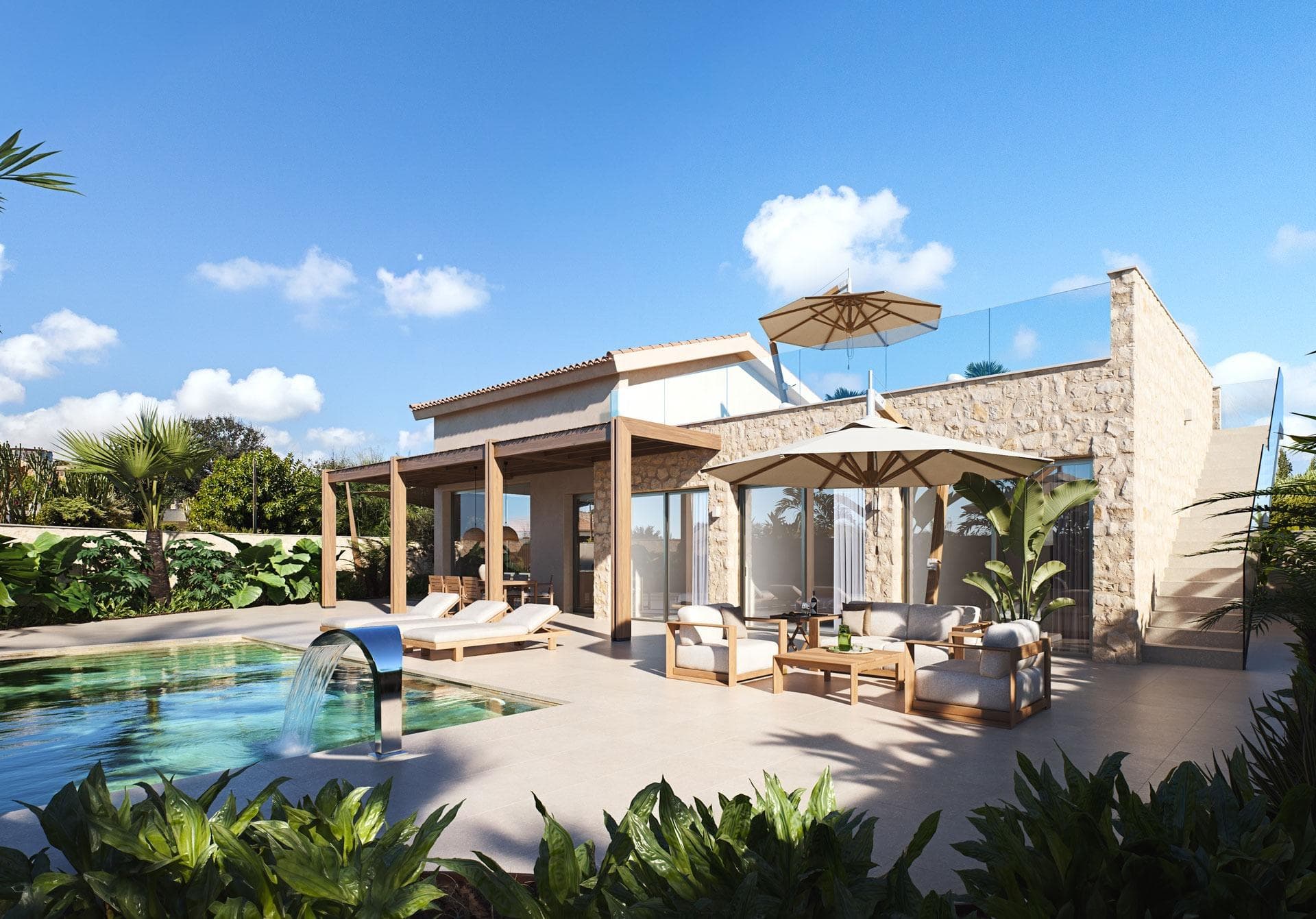Modern Villa Just 150 Meters from the Beach in Cabo de Palos, Costa Cálida