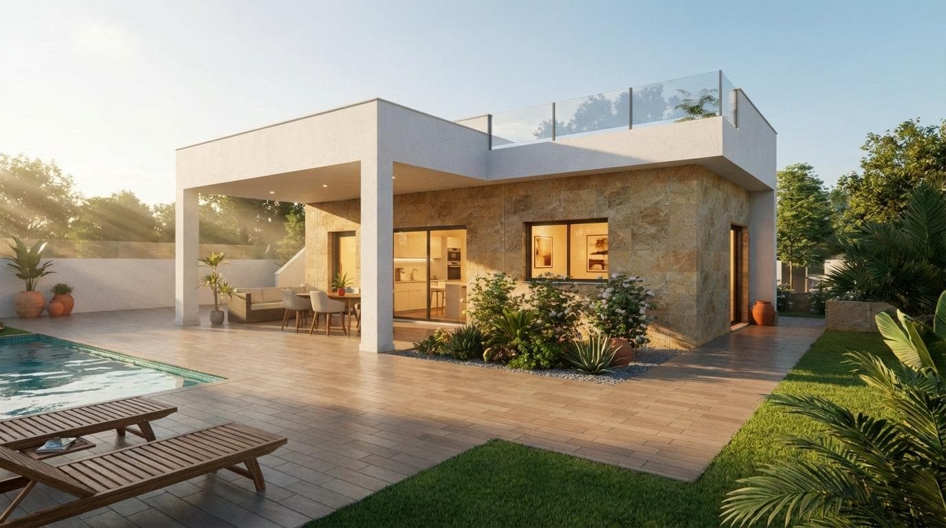 New Build Villa with Private Pool in Vistabella, Jacarilla