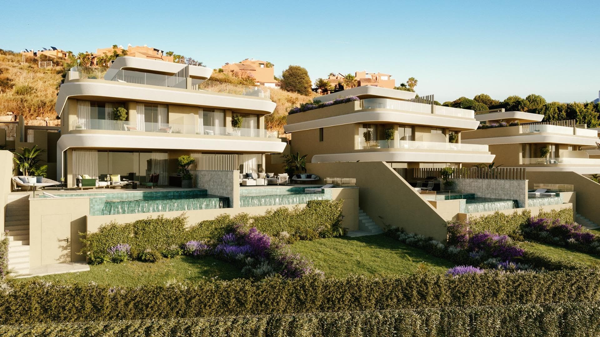 Contemporary Semi Detached Villas Near the Sea in Seghers Estepona