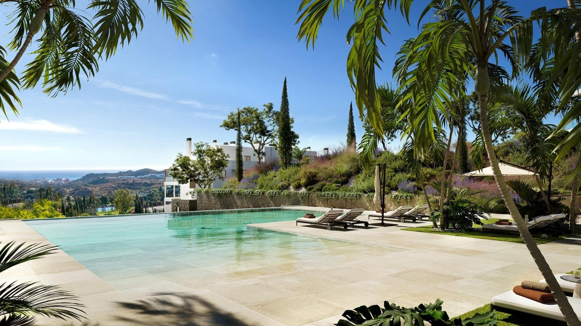 New Build Sea View Apartments in Las Lagunas de Mijas