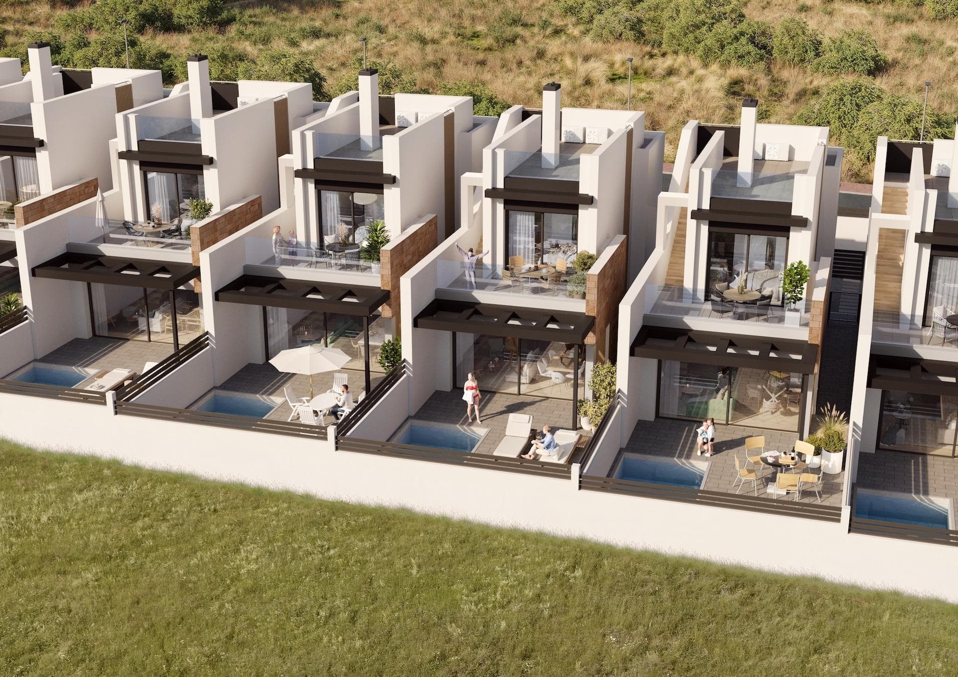 New Scandinavian Style Homes in Aguas Nuevas Torrevieja
