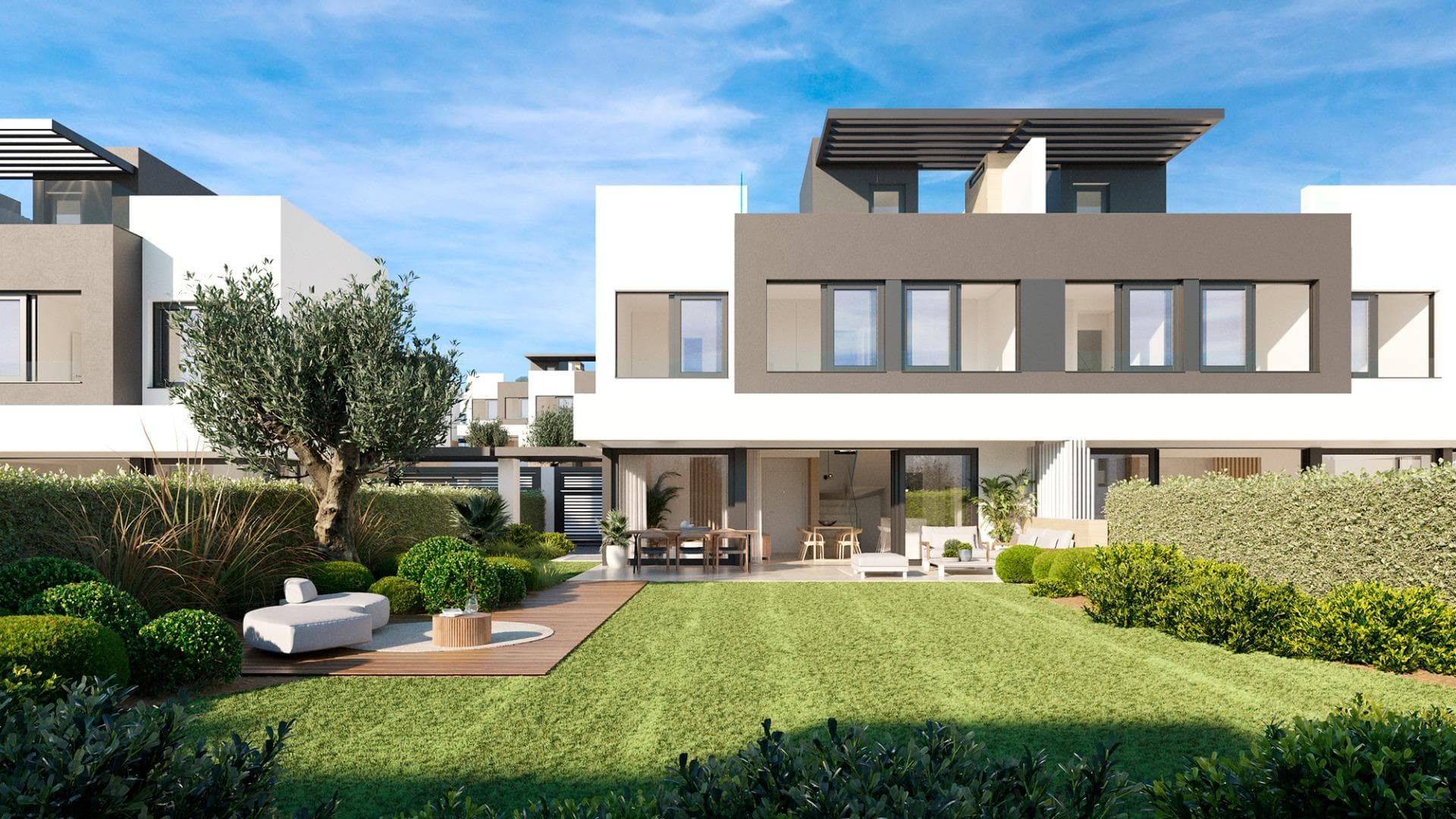 New Build Semi Detached Villas and Independent Homes Near Estepona and Atalaya Golf