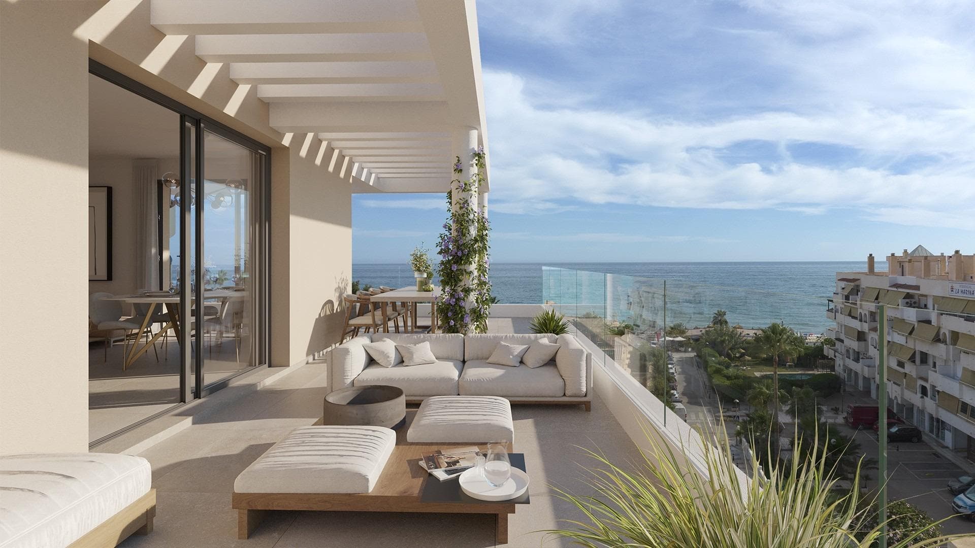 New Build Apartments 100 m from the Sea in Rincon de la Victoria, Torre de Benagalbon