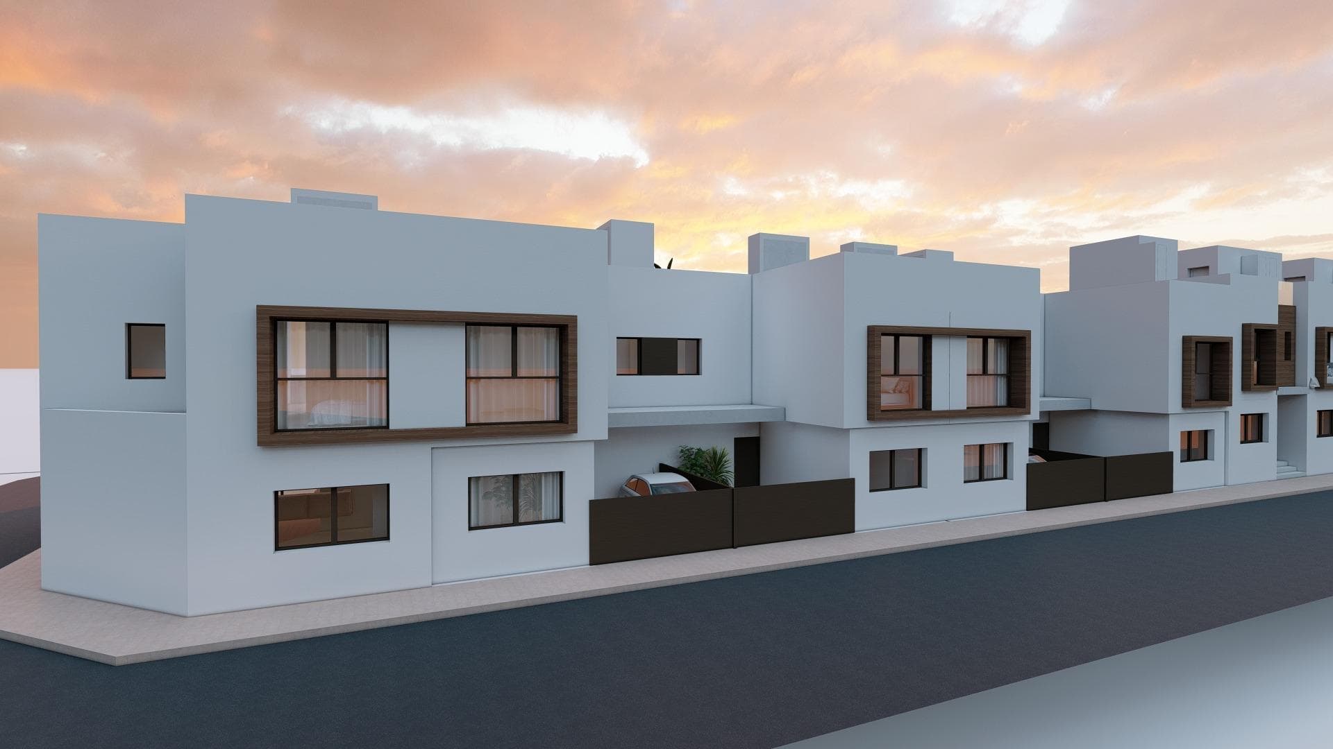 Newly Built Townhouses in San Javier - Modern Design and Privileged Location