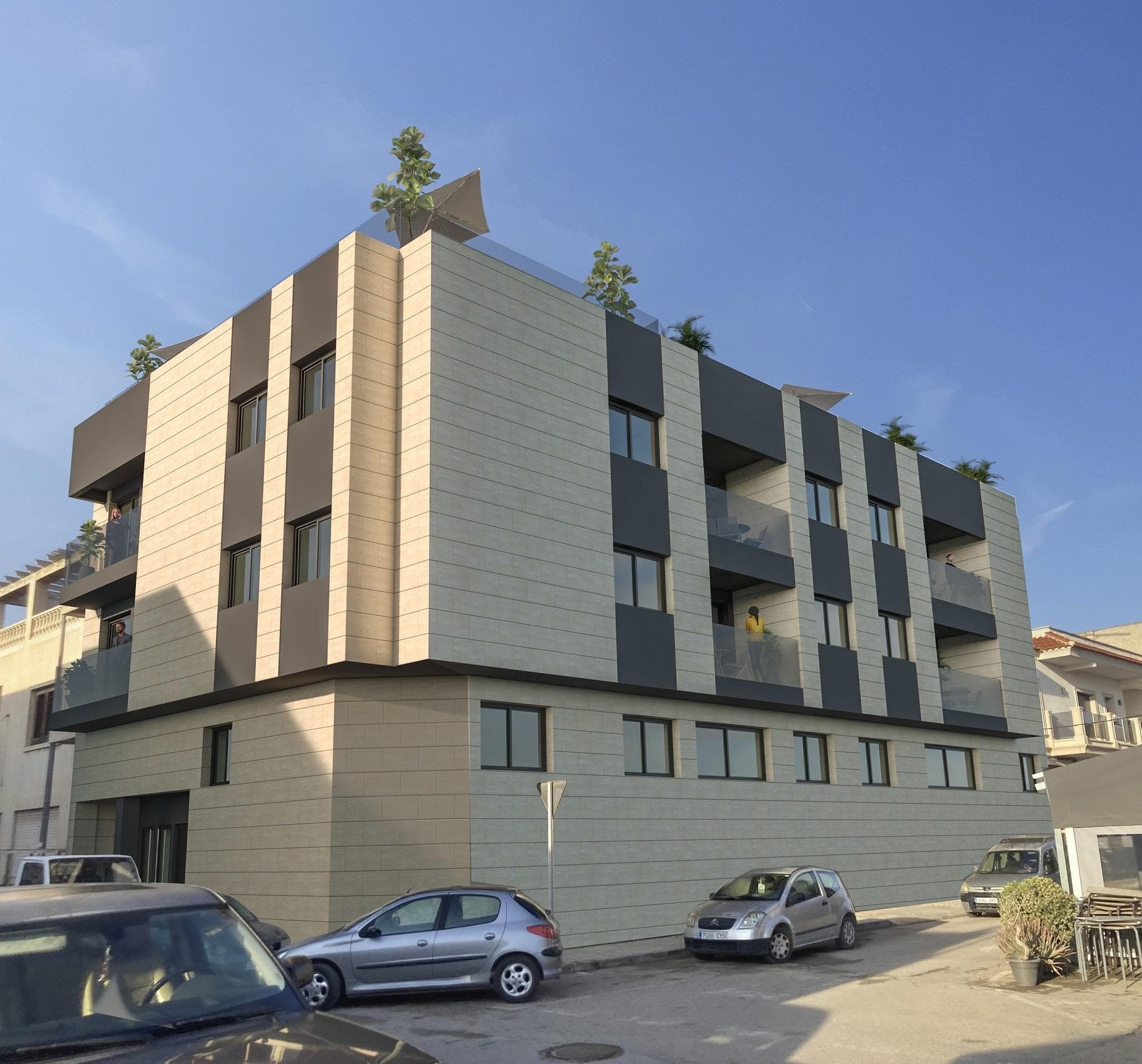 New Build Apartments for Sale in Catral Alicante with Rooftop Pool