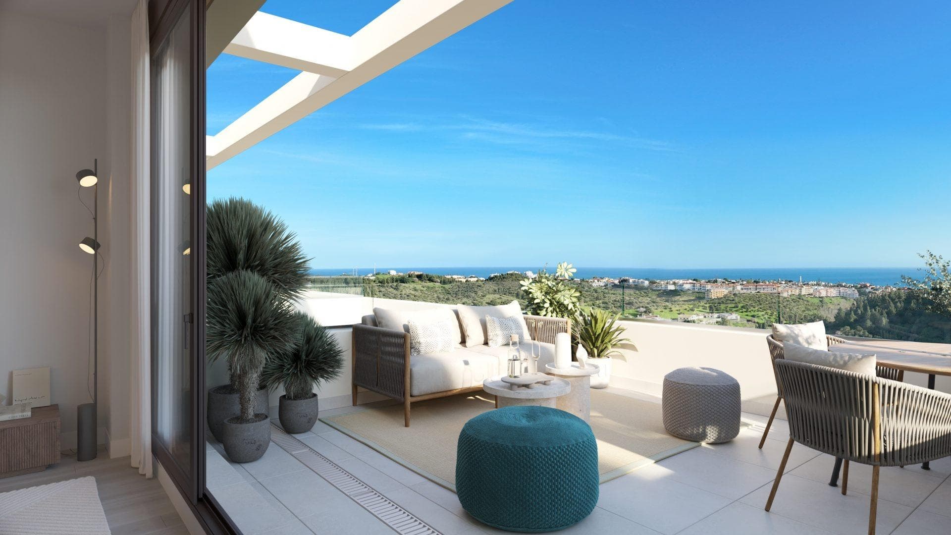 New Build Apartments with Open Views in Mijas Costa-Costa del Sol