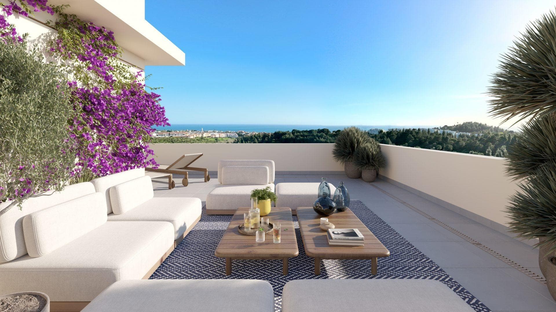 New Build Apartments with Open Views in Mijas Costa-Costa del Sol