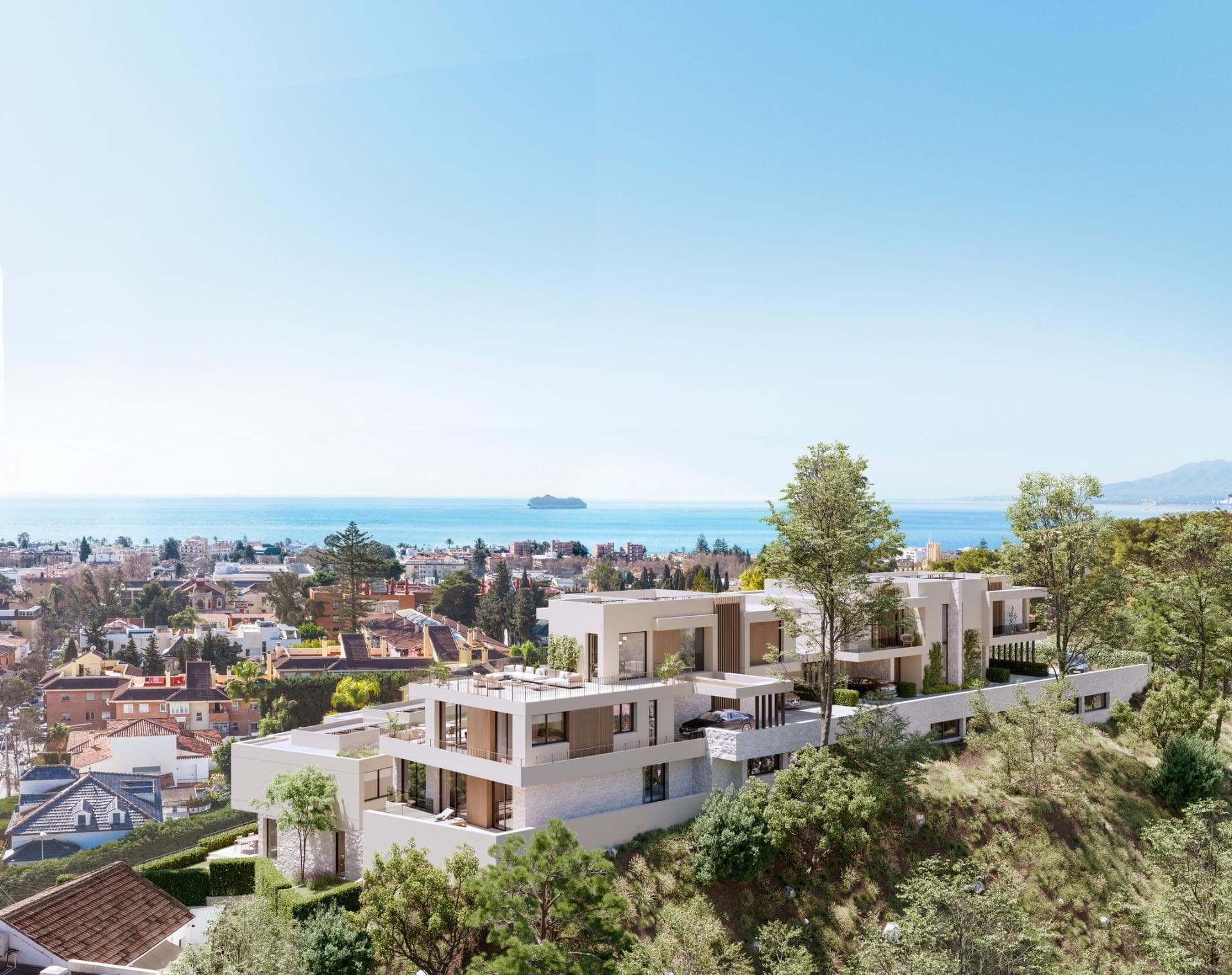 Luxury Townhouses with Sea Views in Pedregalejo (Malaga): Prime Coastal Living