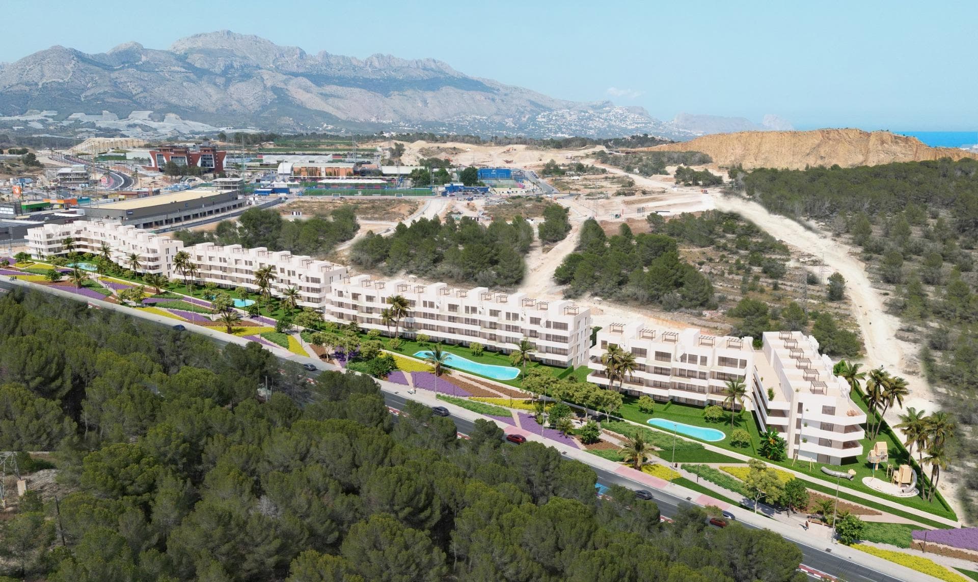 New Build Apartments in La Nucía Modern Living in Ciudad del Deporte Near Benidorm