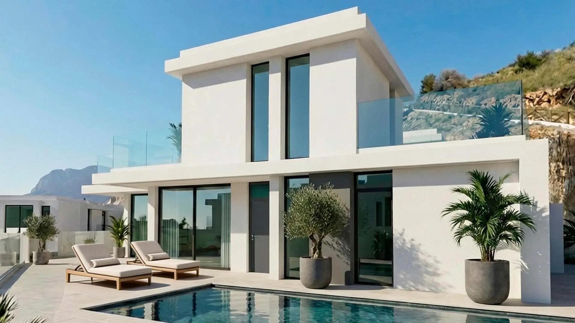 Luxury New Build Villas in Rincon de Loix Benidorm with Private Pool