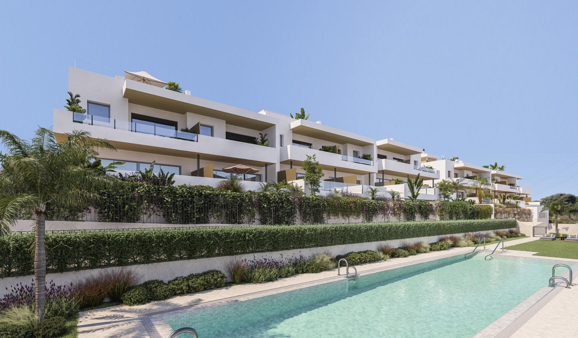 New Build Townhouses and Semi Detached Homes in Estepona Golf Costa del Sol