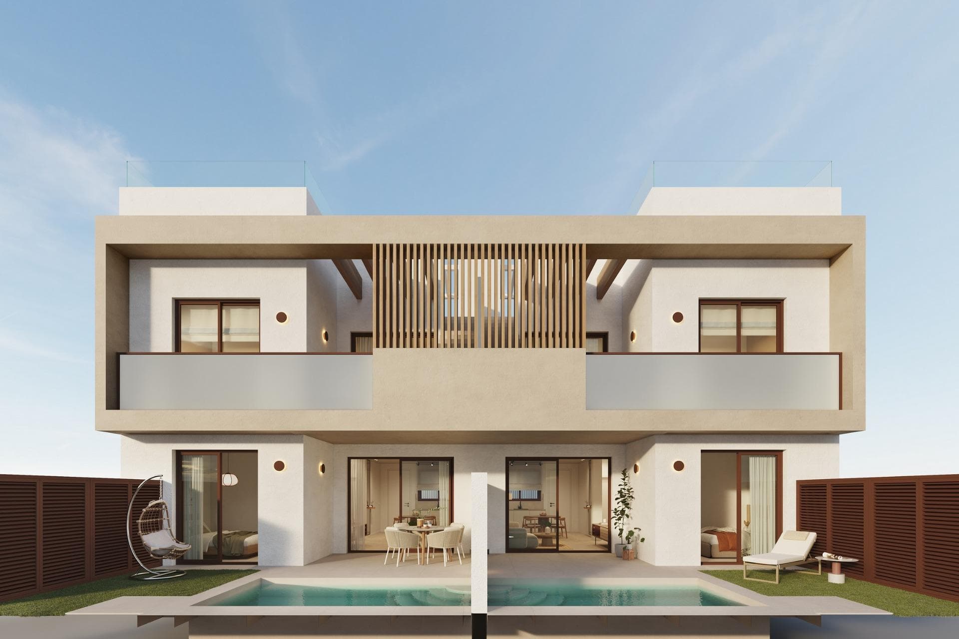 Exclusive New Build Bungalows with private pool in San Pedro del Pinatar