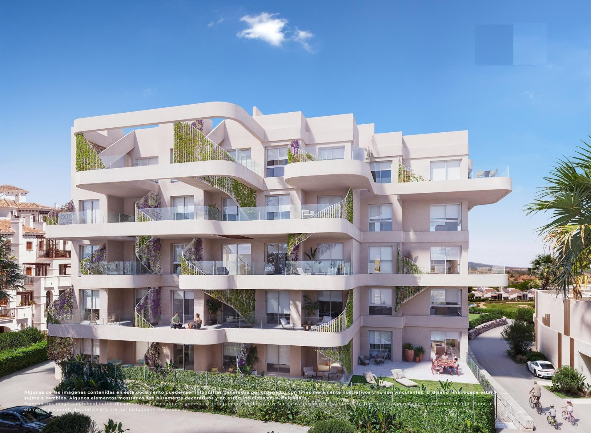 Luxury Frontline Golf Apartments in El Valle Golf Resort Murcia