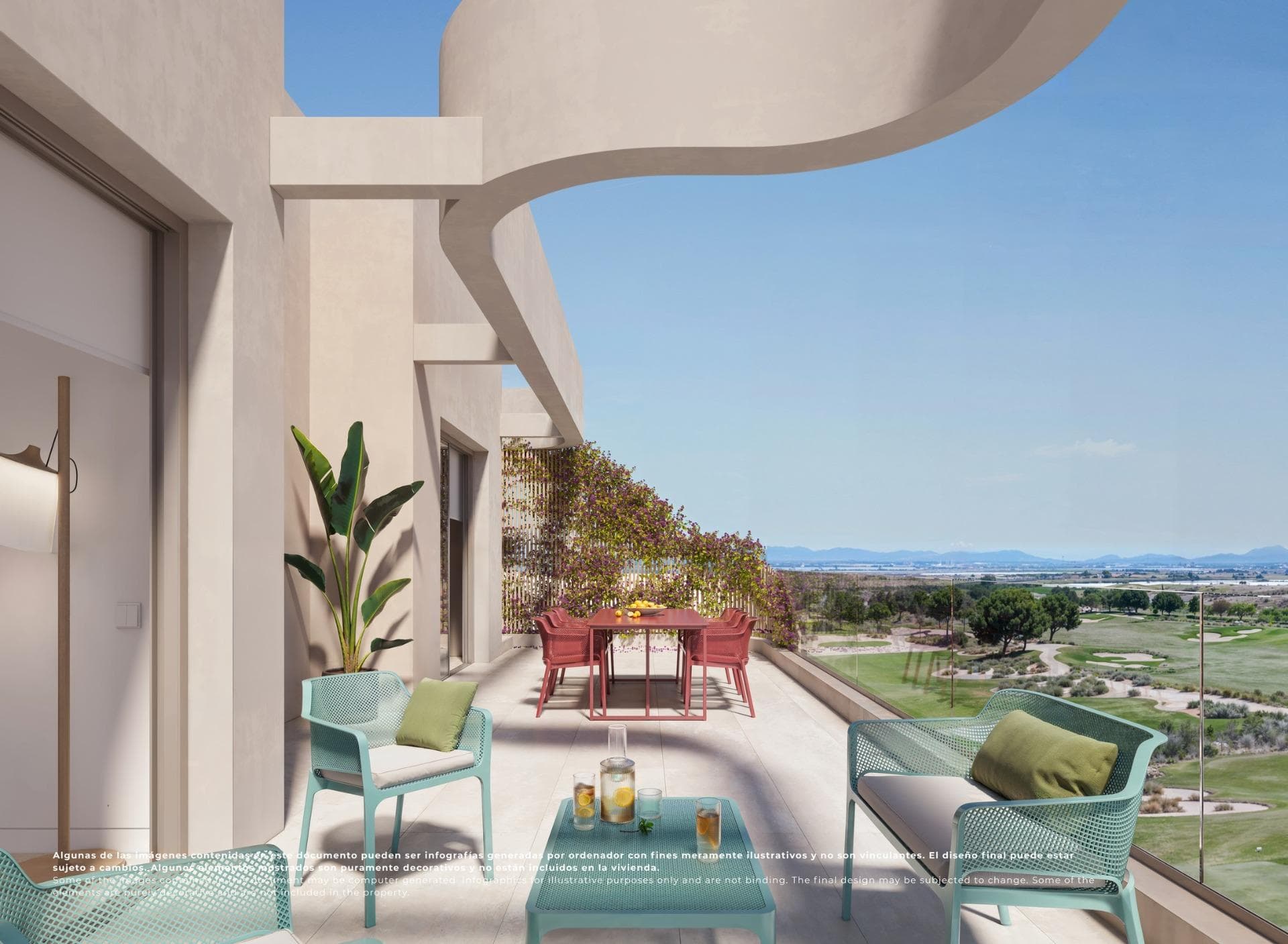 Luxury Frontline Golf Apartments in El Valle Golf Resort Murcia