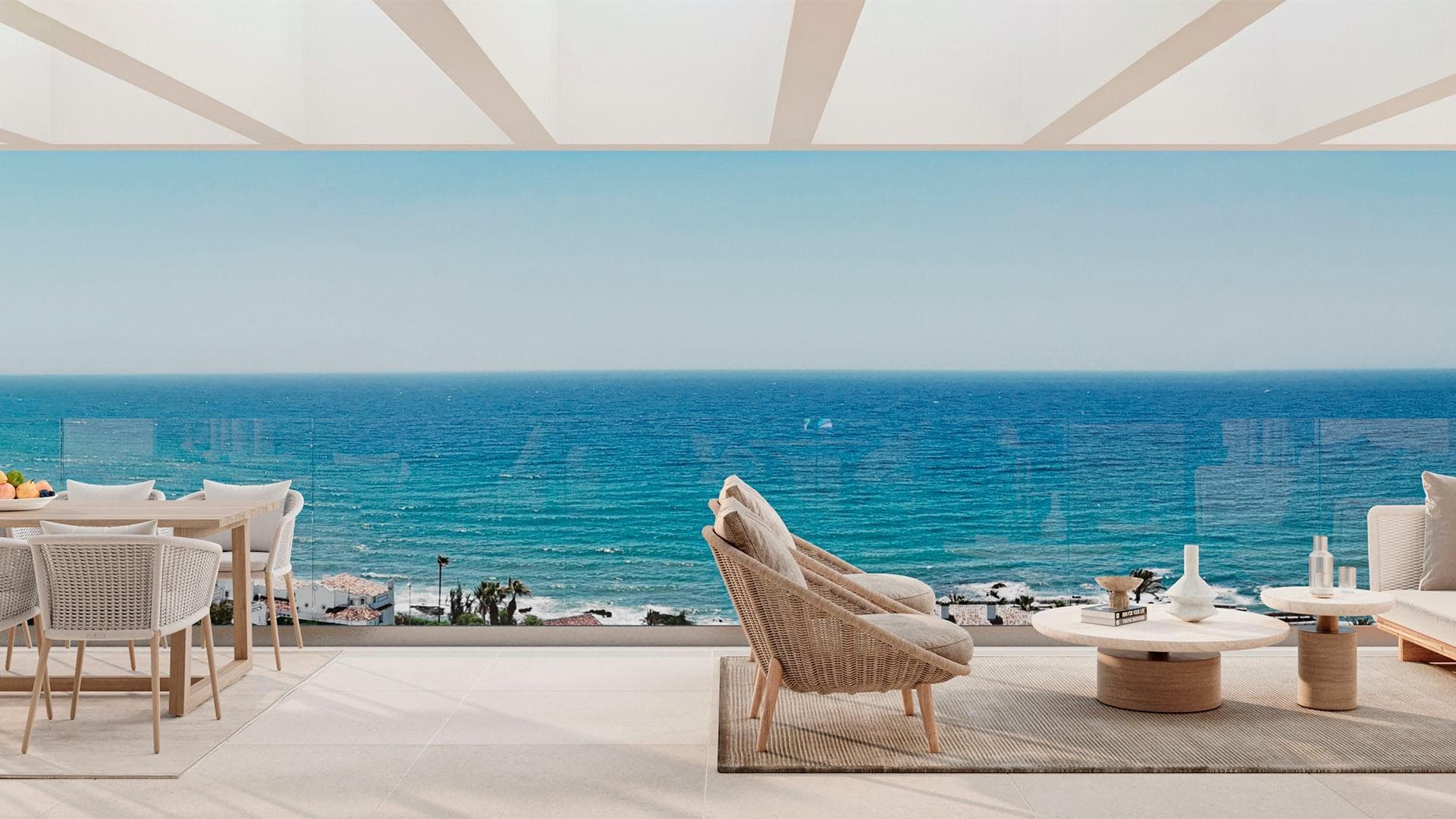 New Build Apartments with Panoramic Sea Views in Torrenueva, Mijas